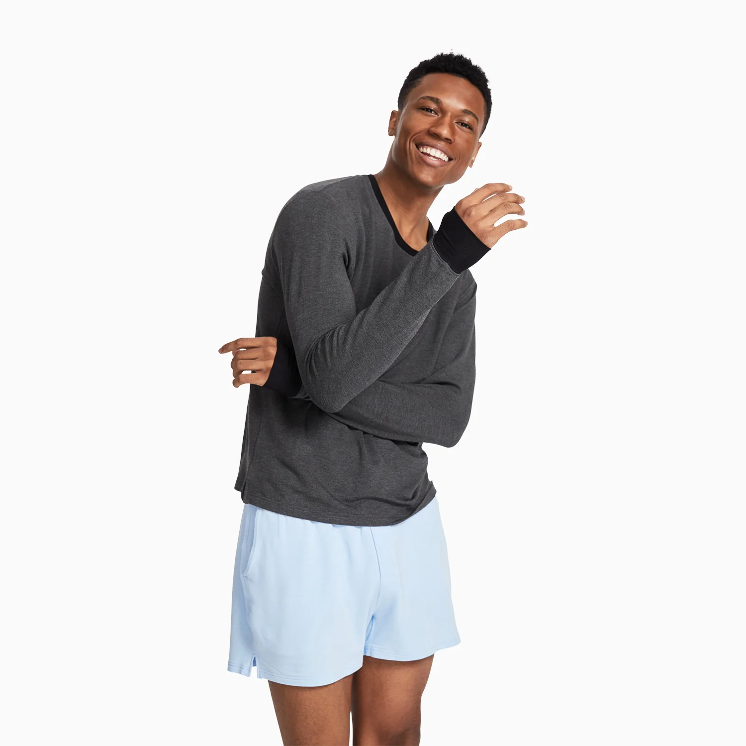 Gray/Black Long-Sleeve JamTee - Image 5