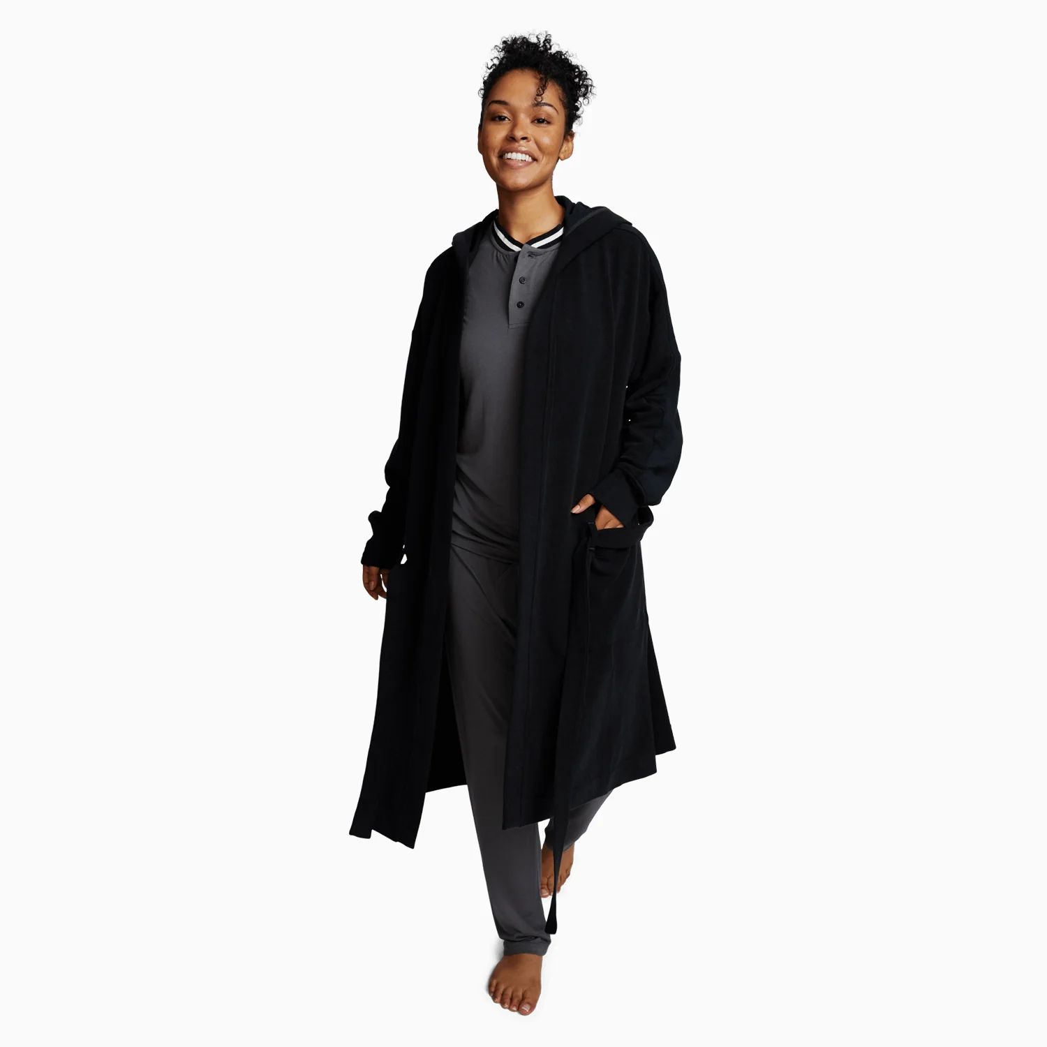 Gray/Black Pajambys Bottom - Image 3