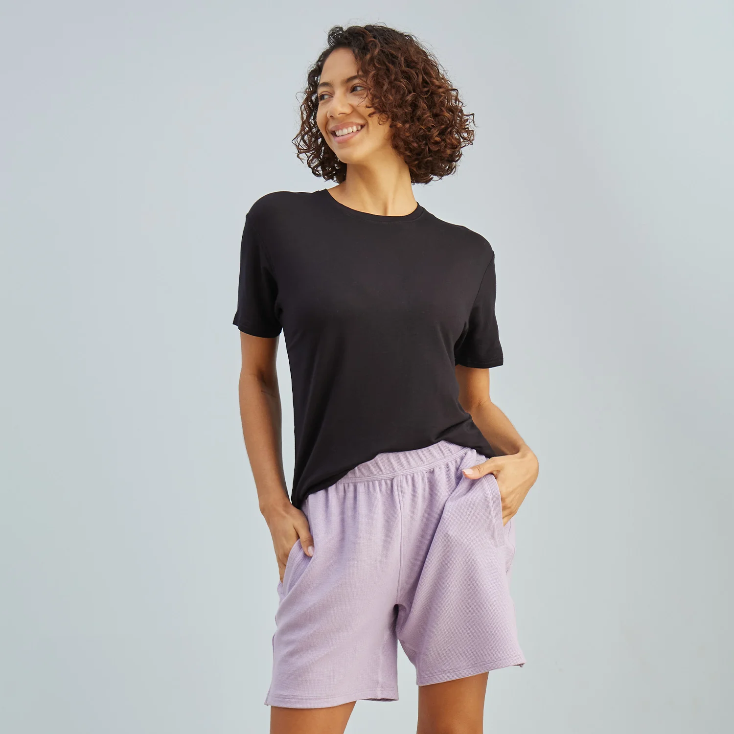 Lavender Soffle Shorts - Image 4