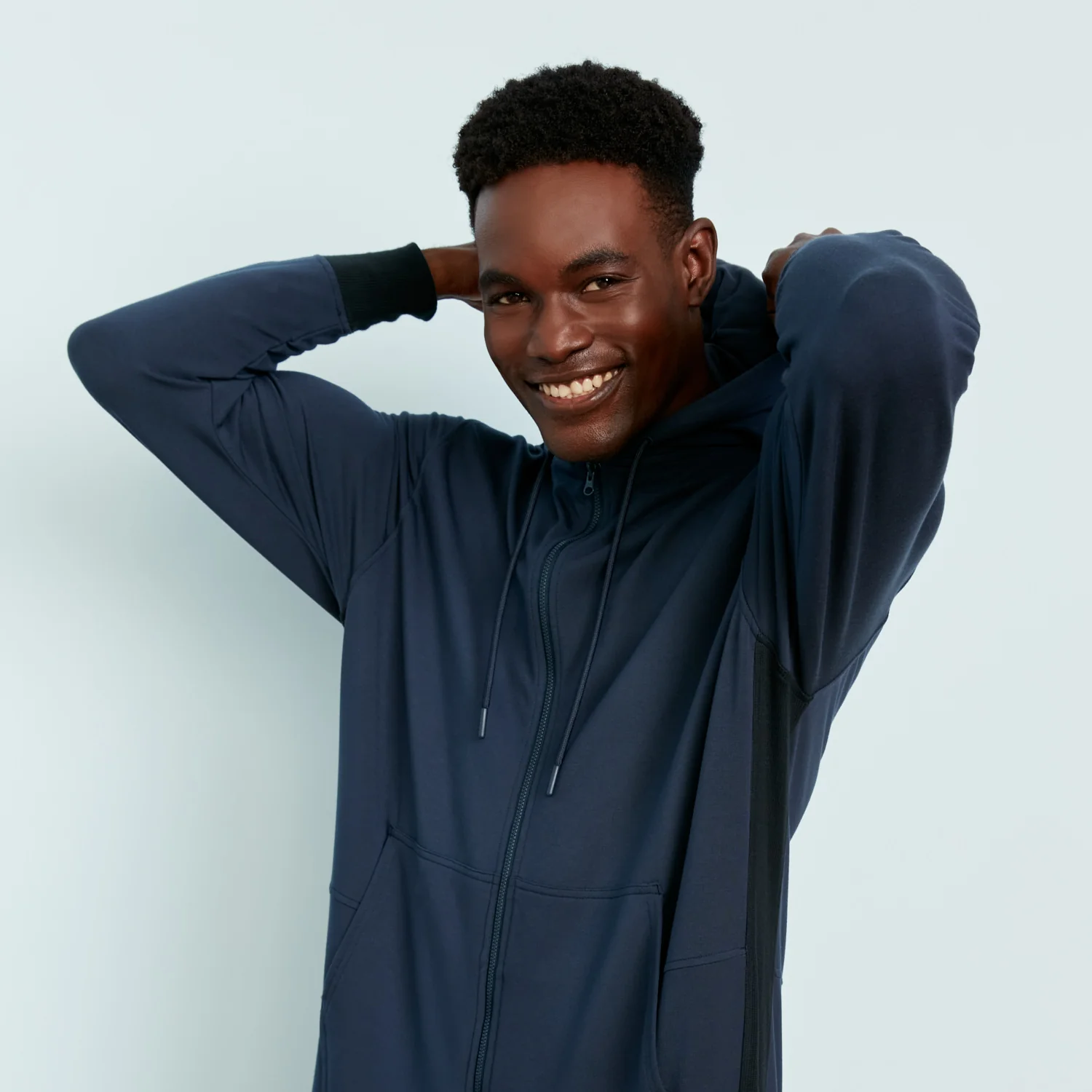 Navy/Black Flight Suit Onesie - Image 3