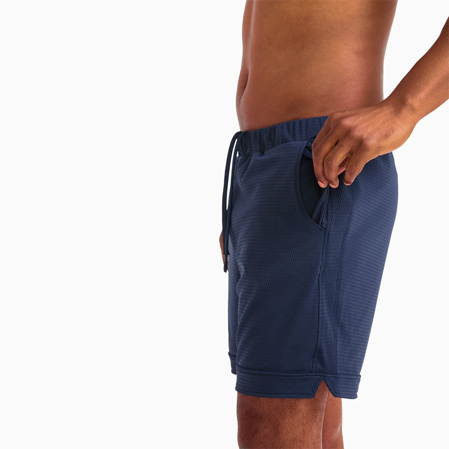 Navy SoftStretch Jambys Basketball Shorts - Image 6